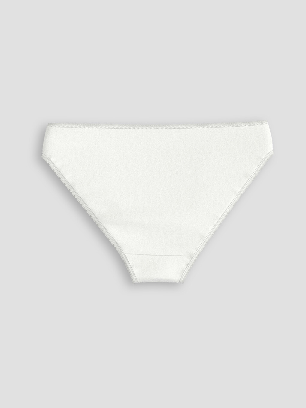 Gri Düz Bikini Külot-1