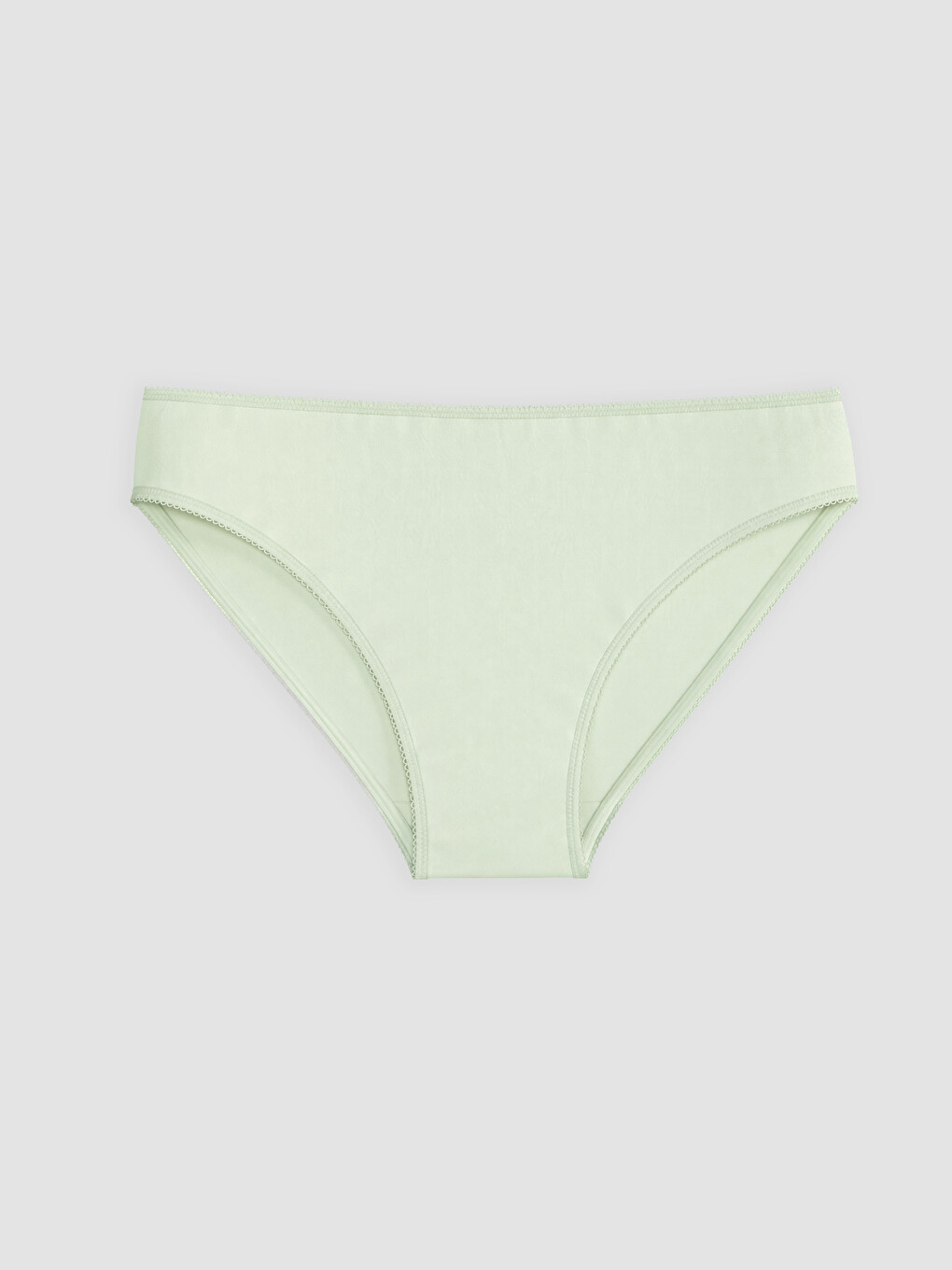 Yeşil Düz Bikini Külot
