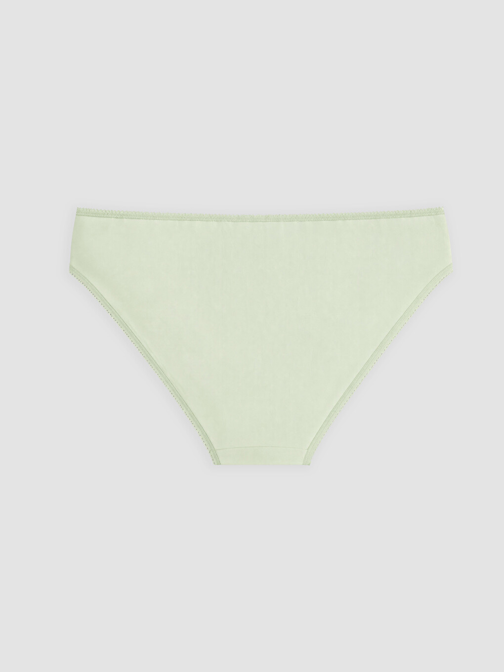 Yeşil Düz Bikini Külot-1