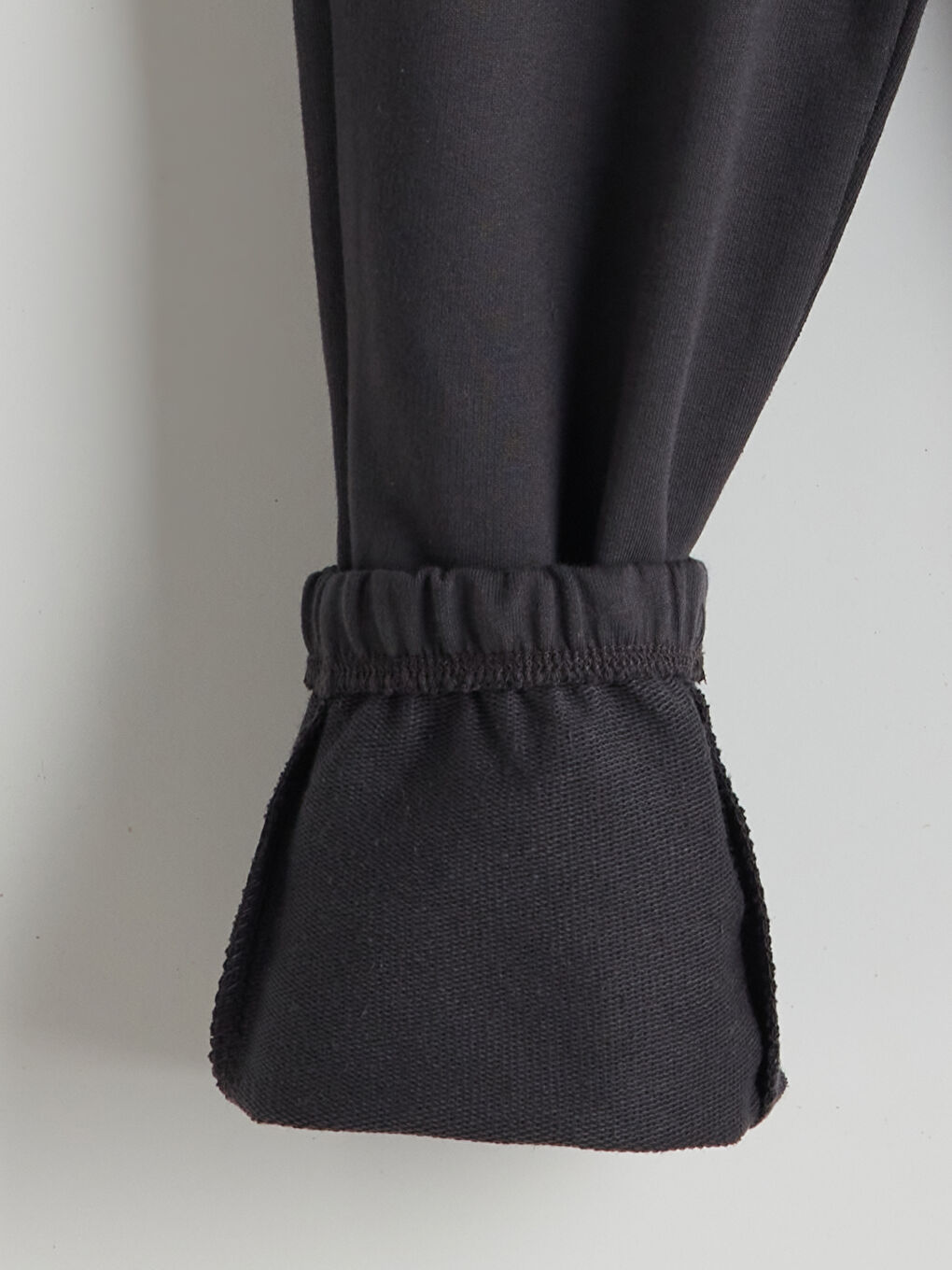 Antrasit Beli Lastikli Erkek Çocuk Jogger Eşofman Altı-2