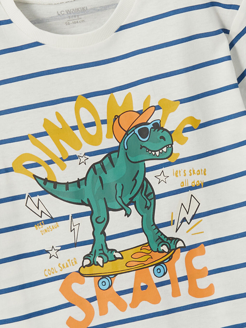 Set od 2 komada za dečake, majica i šorts sa otiskom dinosaurusa -S5CO18Z1-LRA