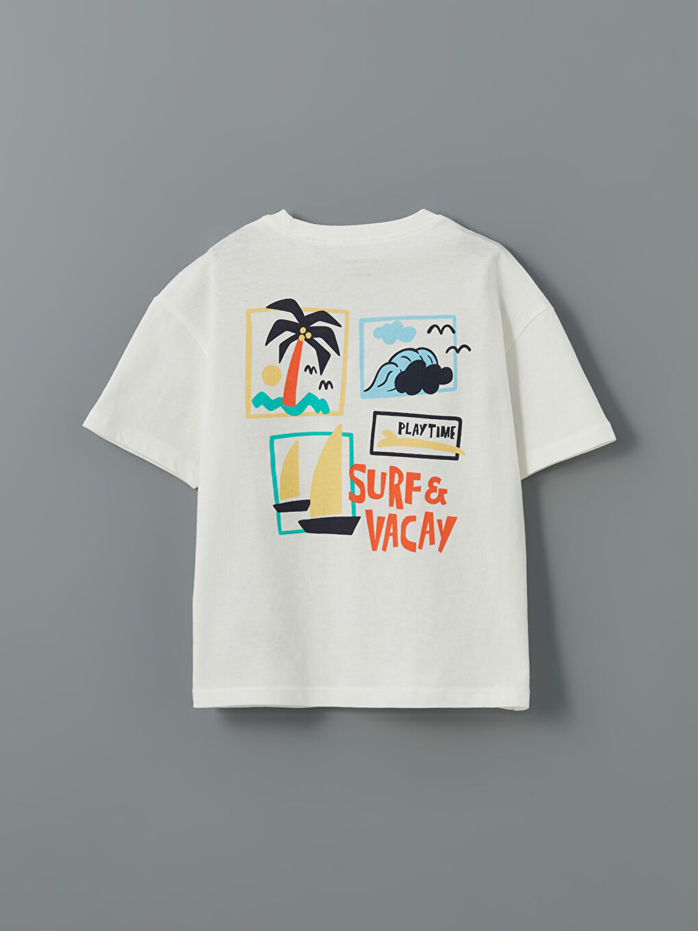 Printed Boys' T-Shirt and Shorts 2 Pack -S5CO21Z1-R9J