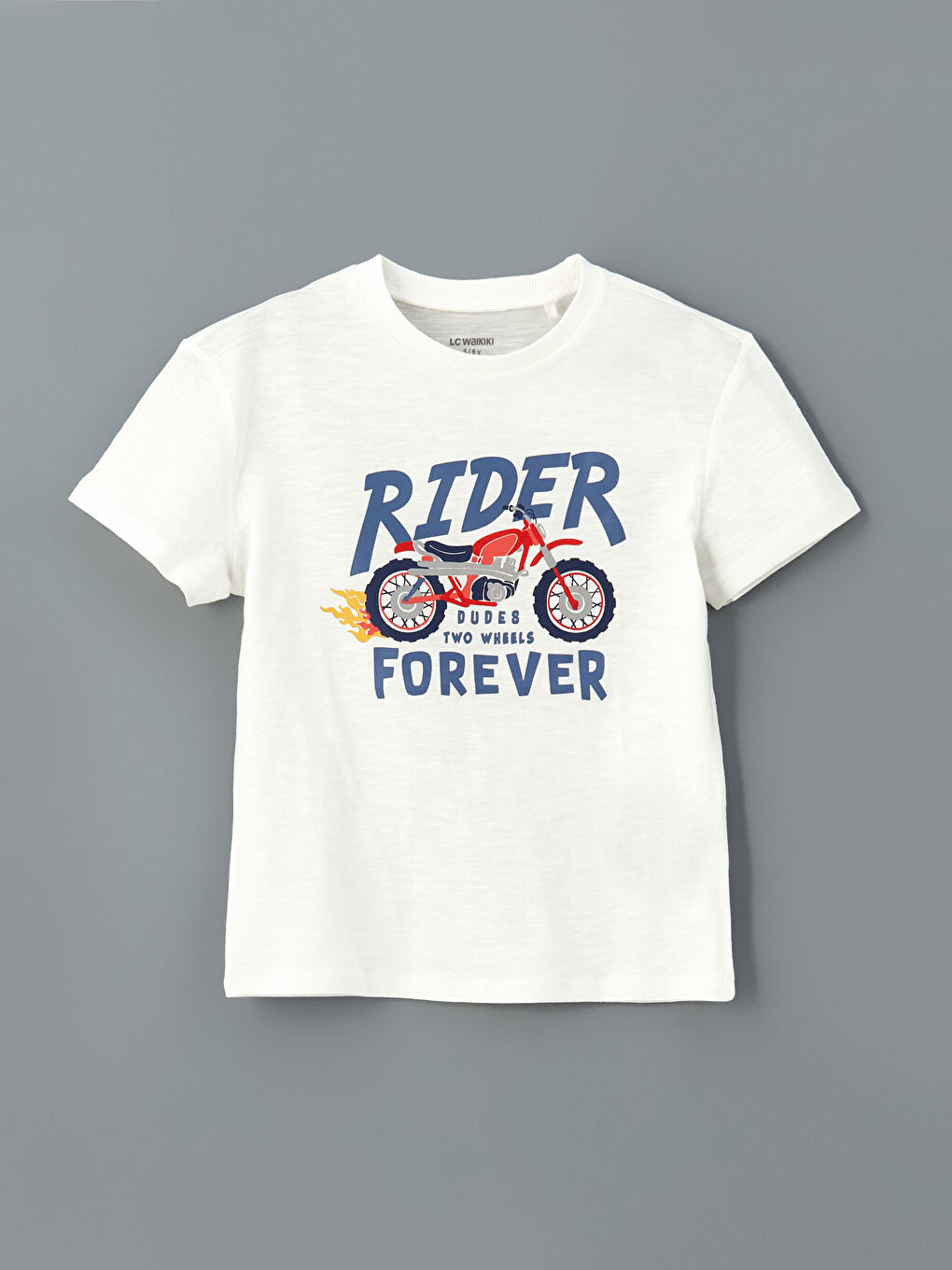 Crew Neck Short Sleeve Printed Baby Boys' T-Shirt and Shorts 2 Pack Set -S5CO25Z1-R9J
