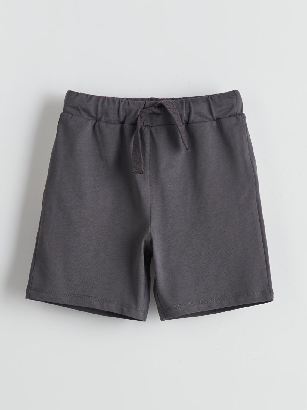 Antrasit Beli Lastikli Basic Erkek Çocuk Şort