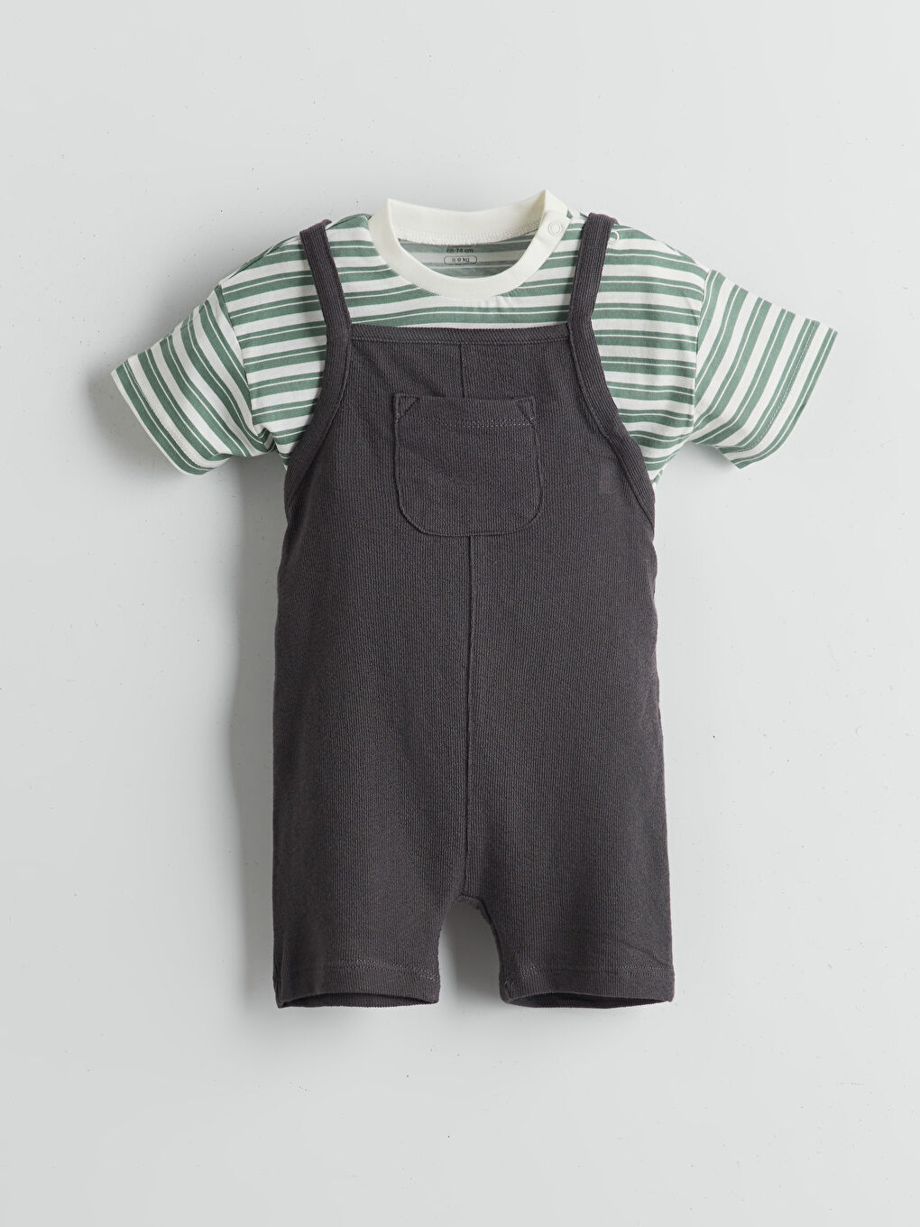 Baby Boy GREY Dungarees -S5CO75Z1-HJU