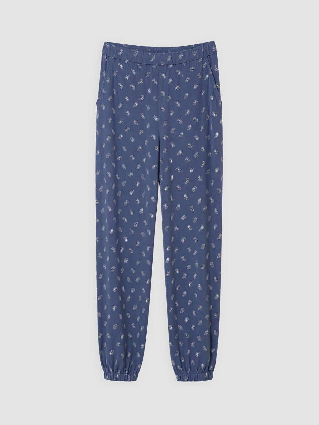 V-neck Patterned Women's Pyjama Set-4