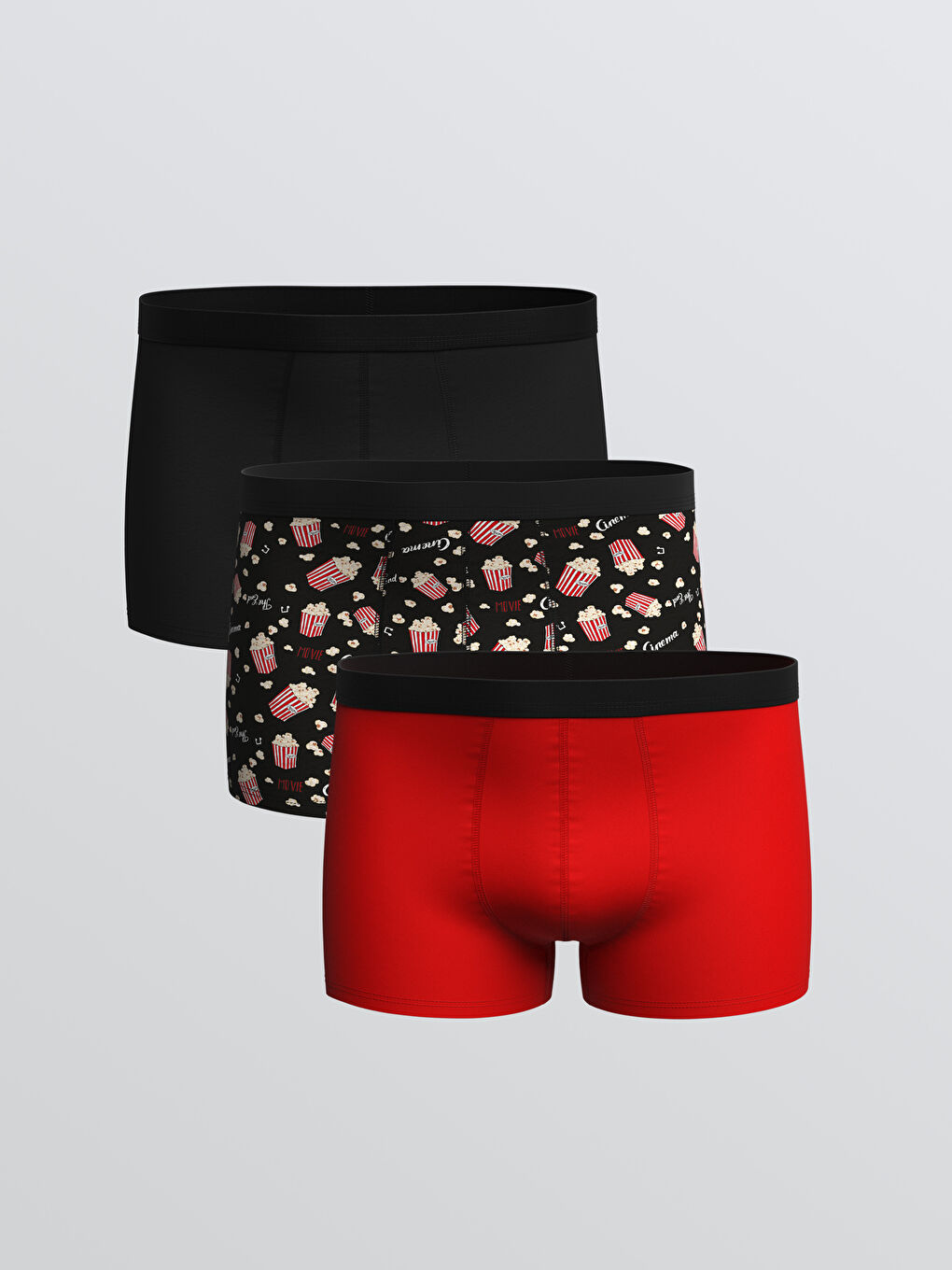 Standard Fit Cotton Stretch Men's Boxer 3-pack
