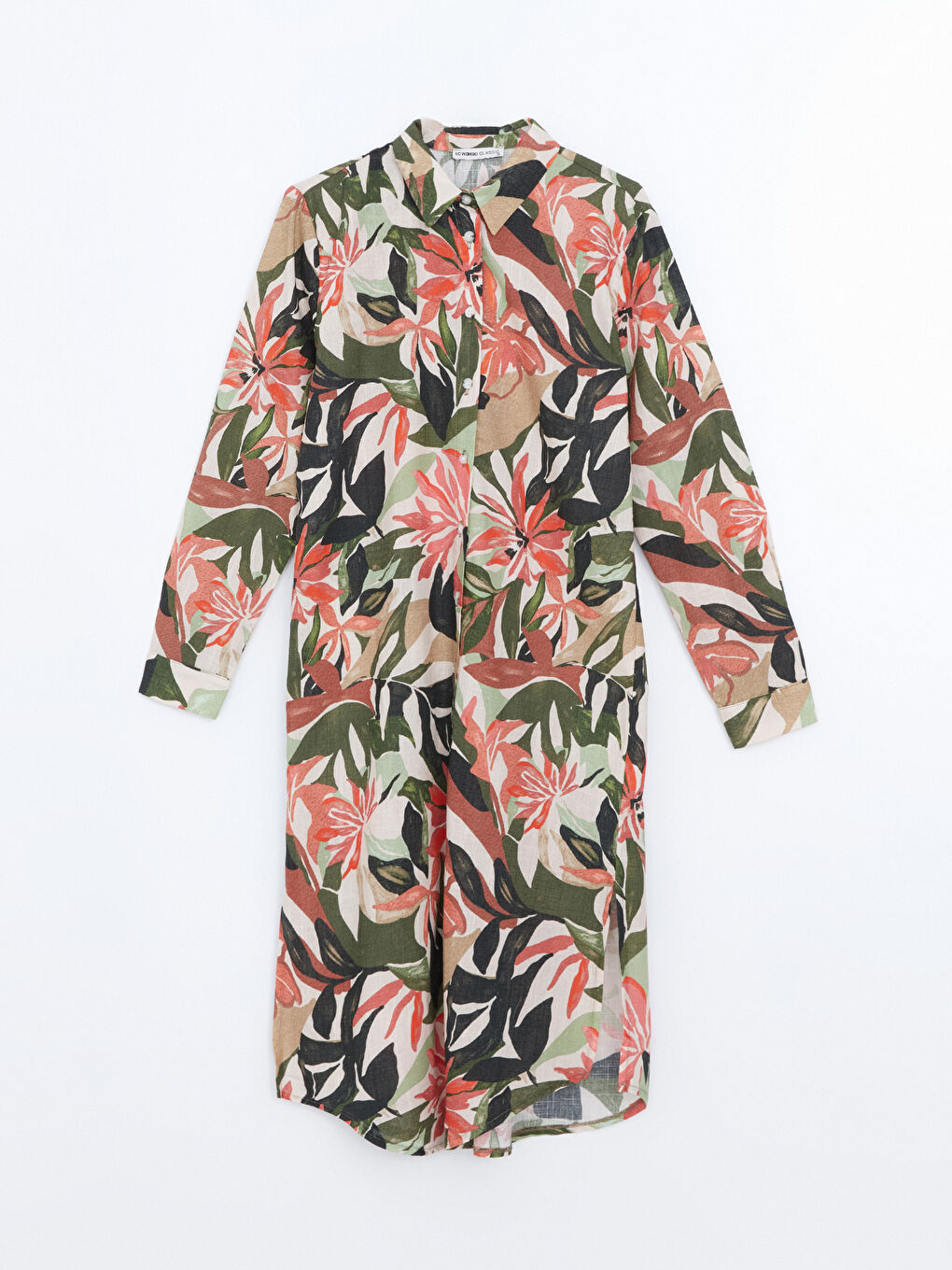 Patterned Women's Shirt Tunic-4