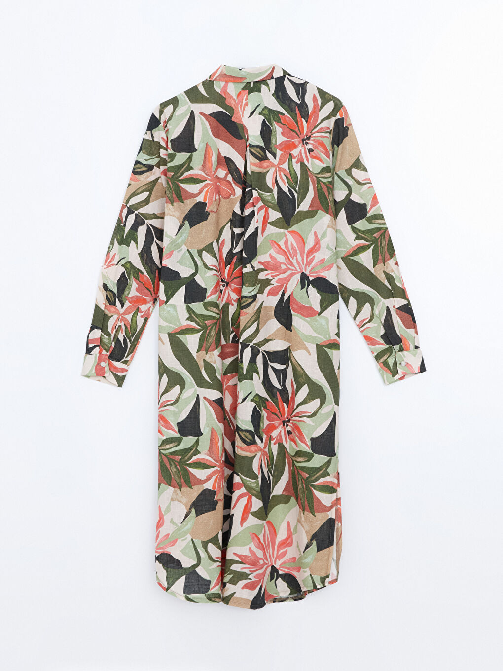 Patterned Women's Shirt Tunic-5