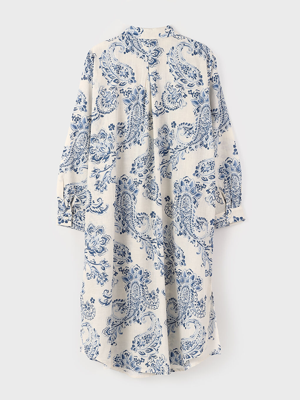 Patterned Women's Shirt Tunic -S5CP89Z8-LS3