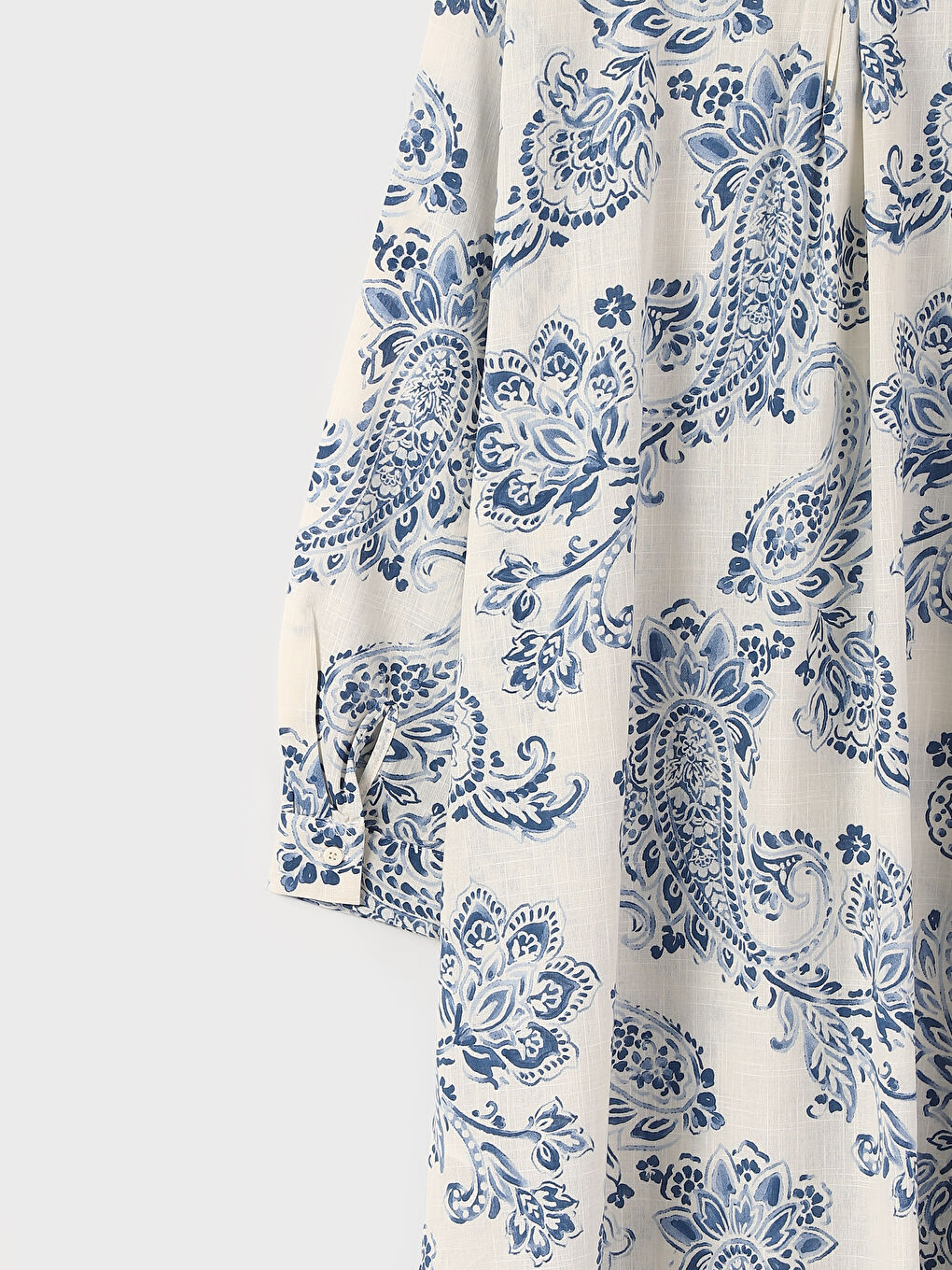 Patterned Women's Shirt Tunic -S5CP89Z8-LS3