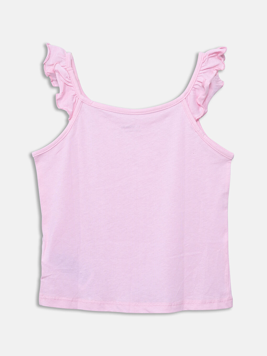 Square Collar Girls' Vest-1