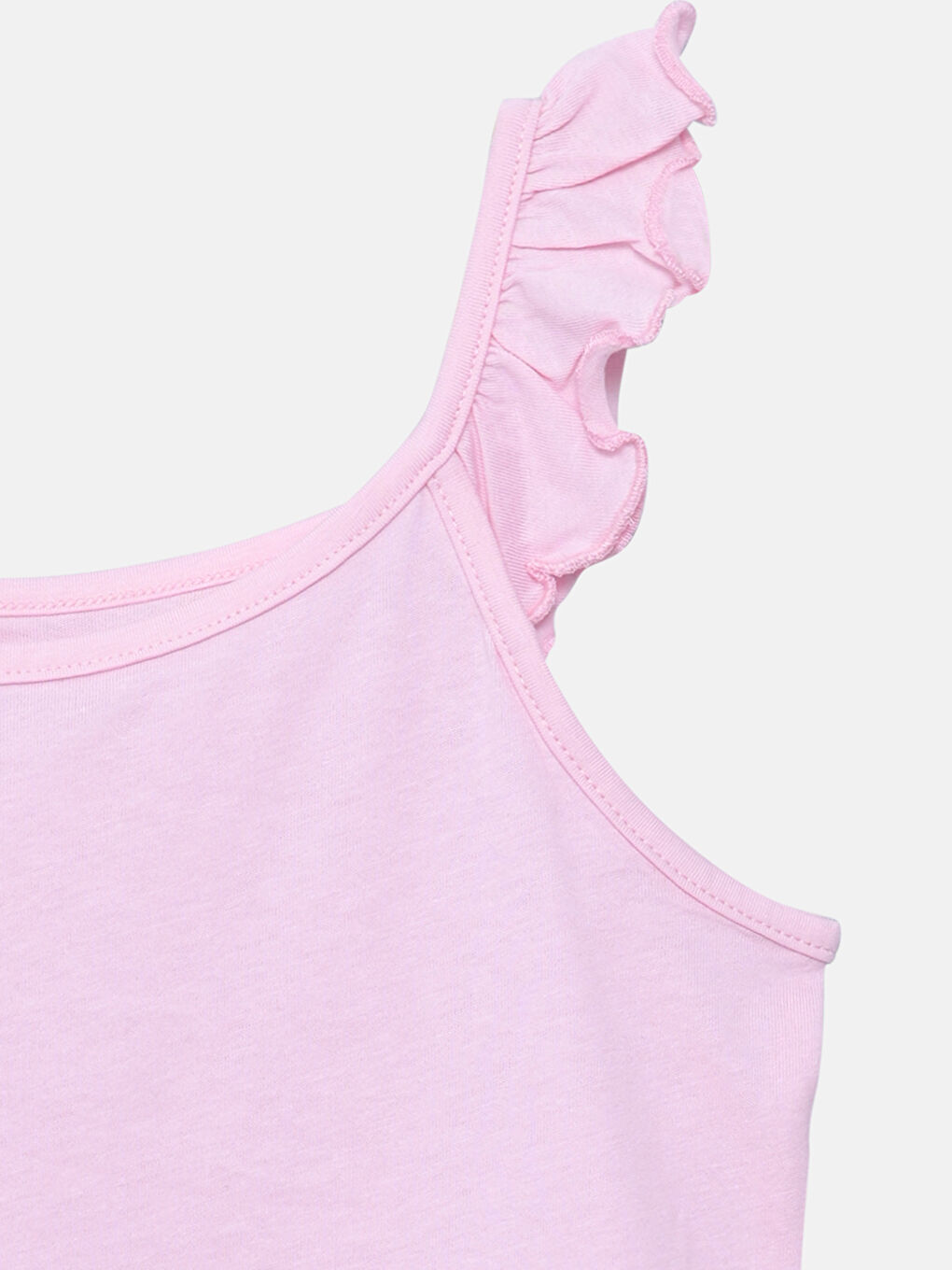 Square Collar Girls' Vest-2
