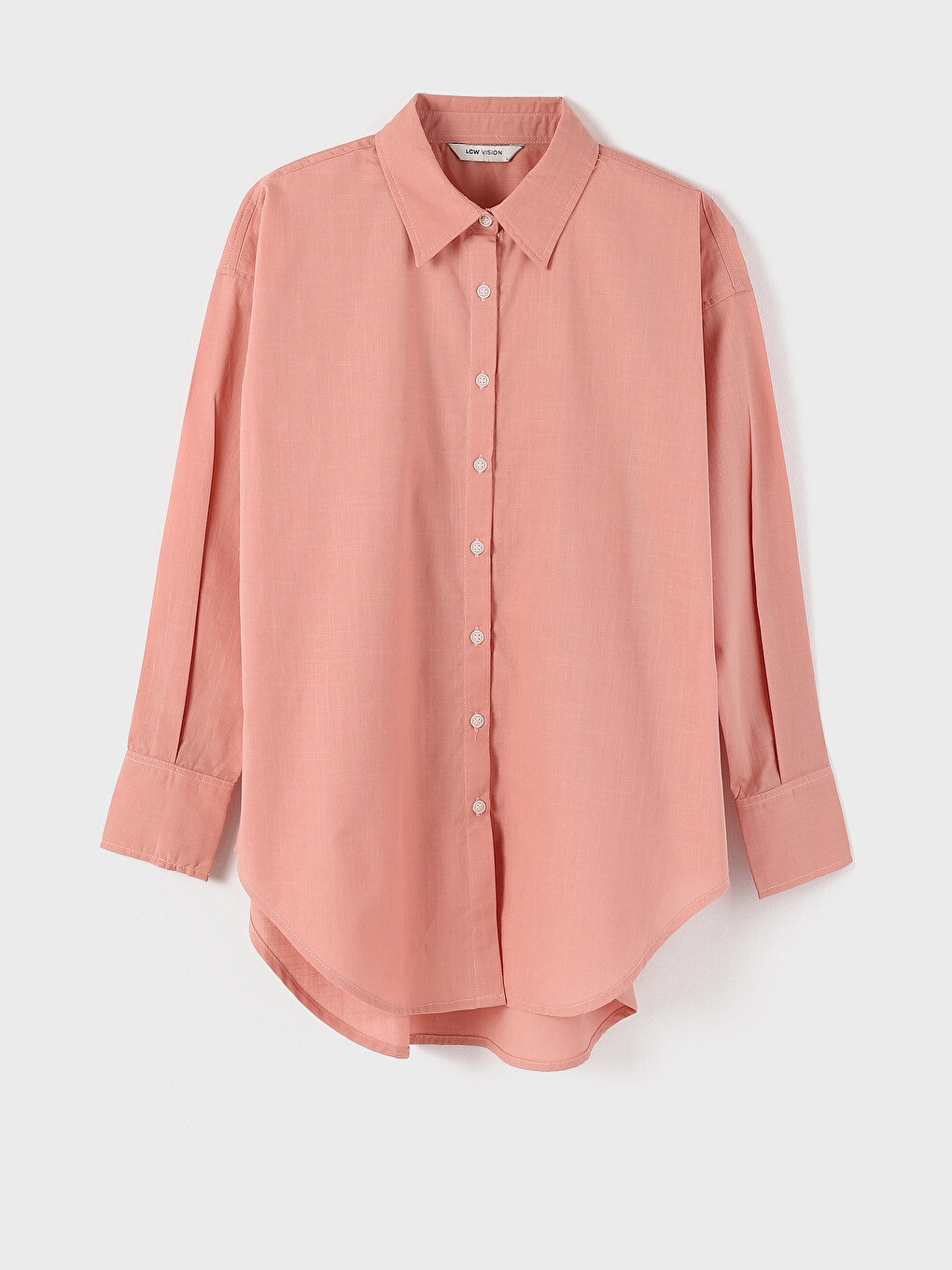 Plain Oversize Women's Shirt Tunic-1