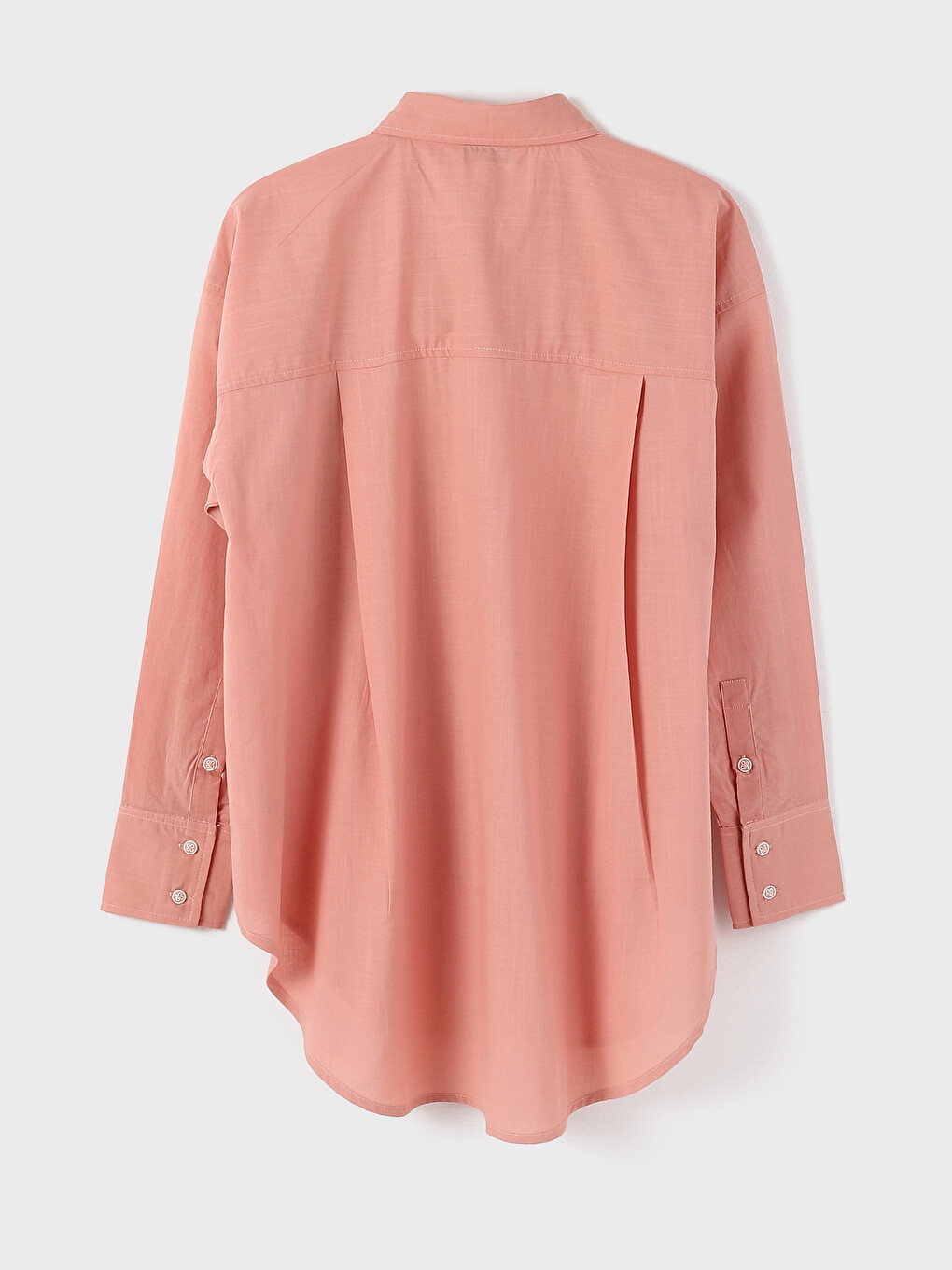 Plain Oversize Women's Shirt Tunic-3