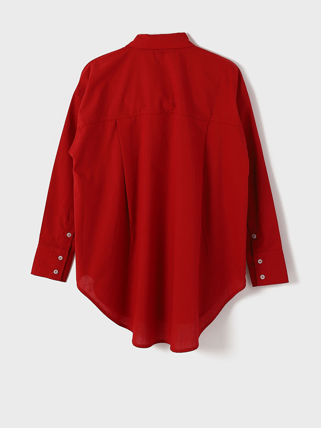 Plain Oversize Women's Shirt Tunic-1