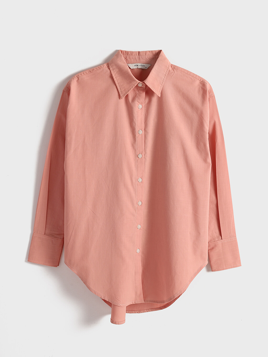 Plain Oversize Women's Shirt Tunic