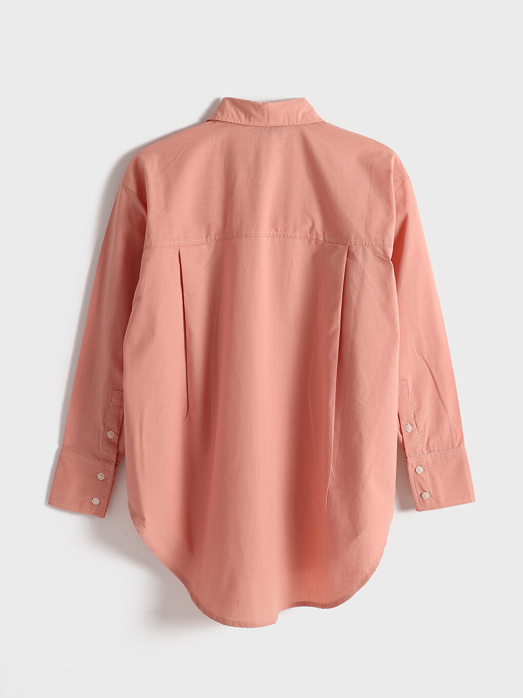 Plain Oversize Women's Shirt Tunic-2
