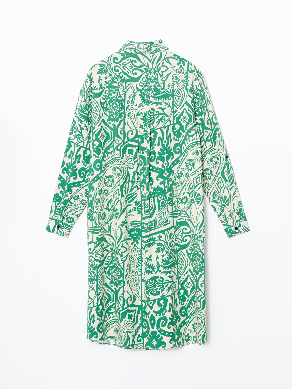 Patterned Oversize Women's Shirt Tunic-5