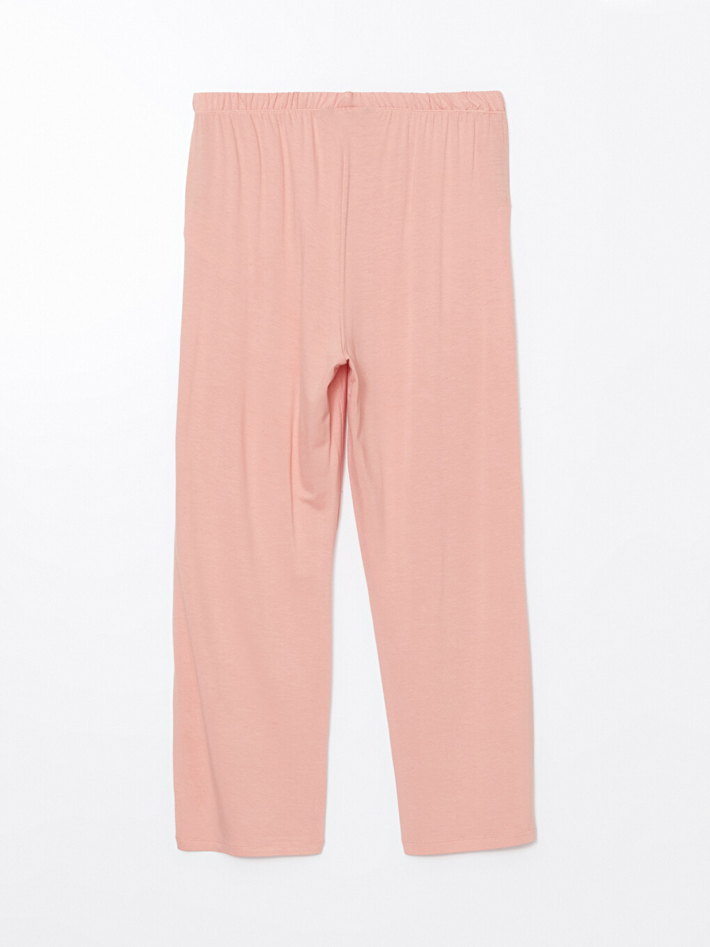 Pembe Beli Lastikli Kadın Pijama Altı-1