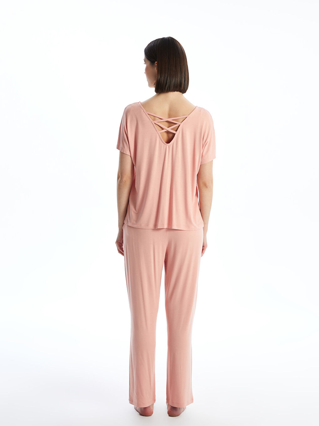 V-Neck Women's Pyjama Set -S5CQ91Z8-FJH