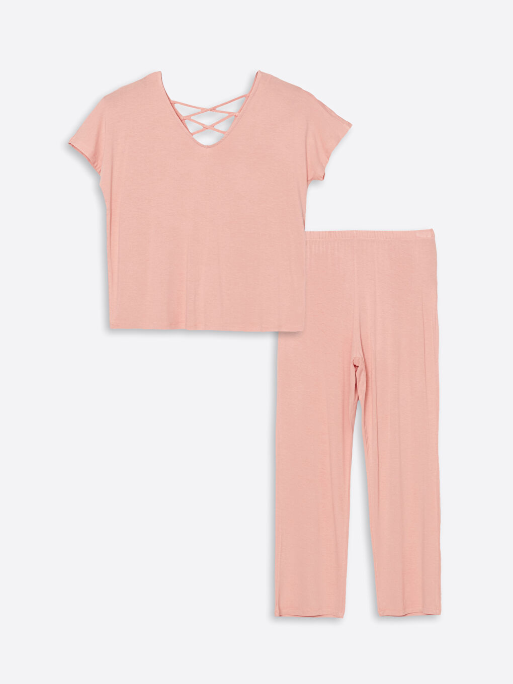 V-Neck Women's Pyjama Set -S5CQ91Z8-FJH