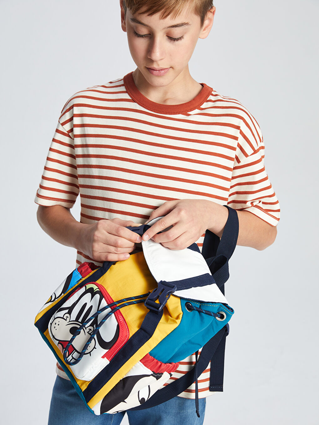 LCW ACCESSORIES Sari Goofy Baskılı Erkek Çocuk Sırt Çantası
