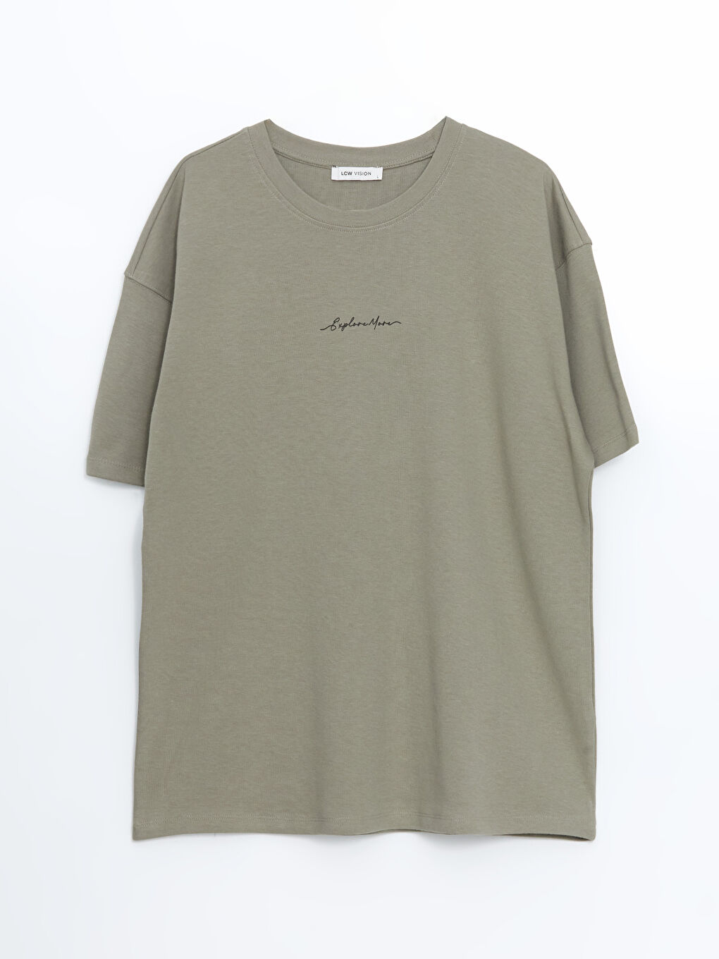 Crew Neck Short Sleeve Embroidered Men's T-Shirt -S5CR19Z8-FK2