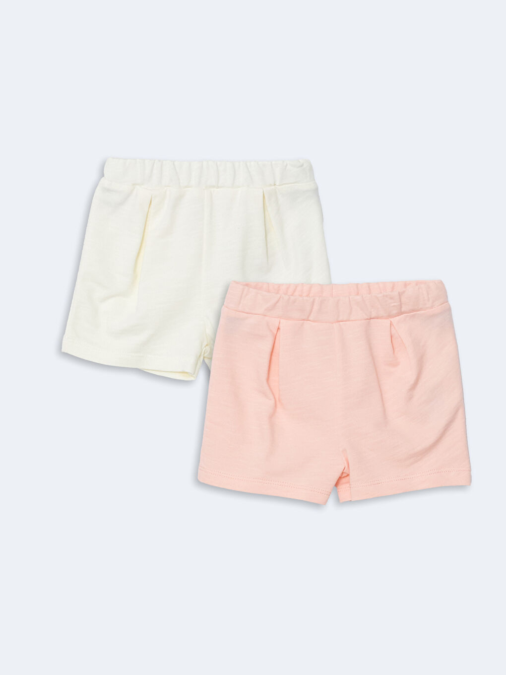 Elastic Waist Baby Girl Shorts 2 Pieces -S5CR47Z1-FXB
