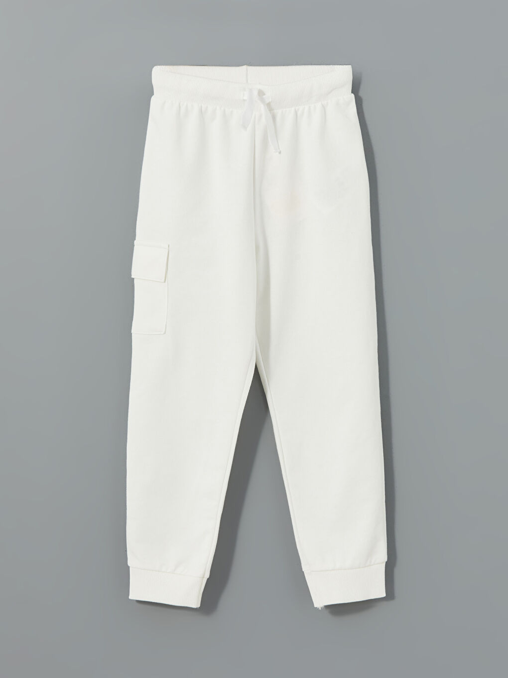 Ekru Beli Lastikli Erkek Çocuk Jogger Eşofman Altı