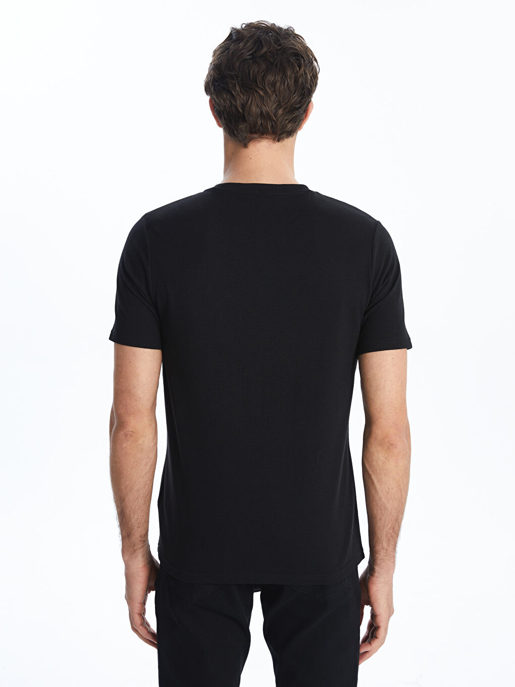 Crew Neck Jersey Men's T-Shirt-3