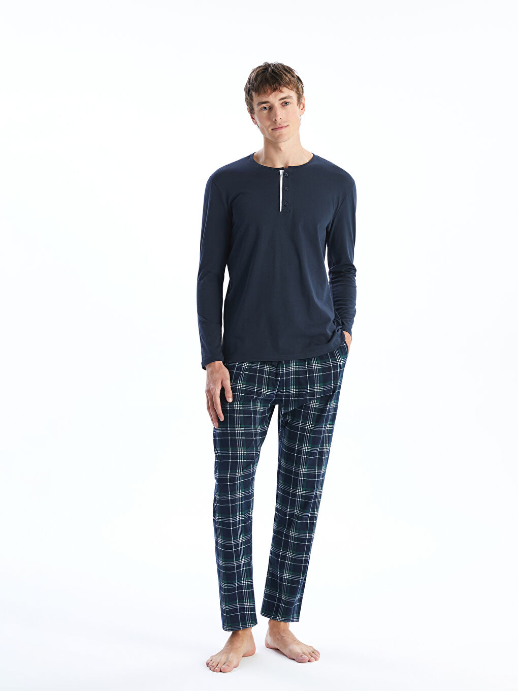Regular Fit Men's Pyjama Set -S5CR72Z8-LSJ