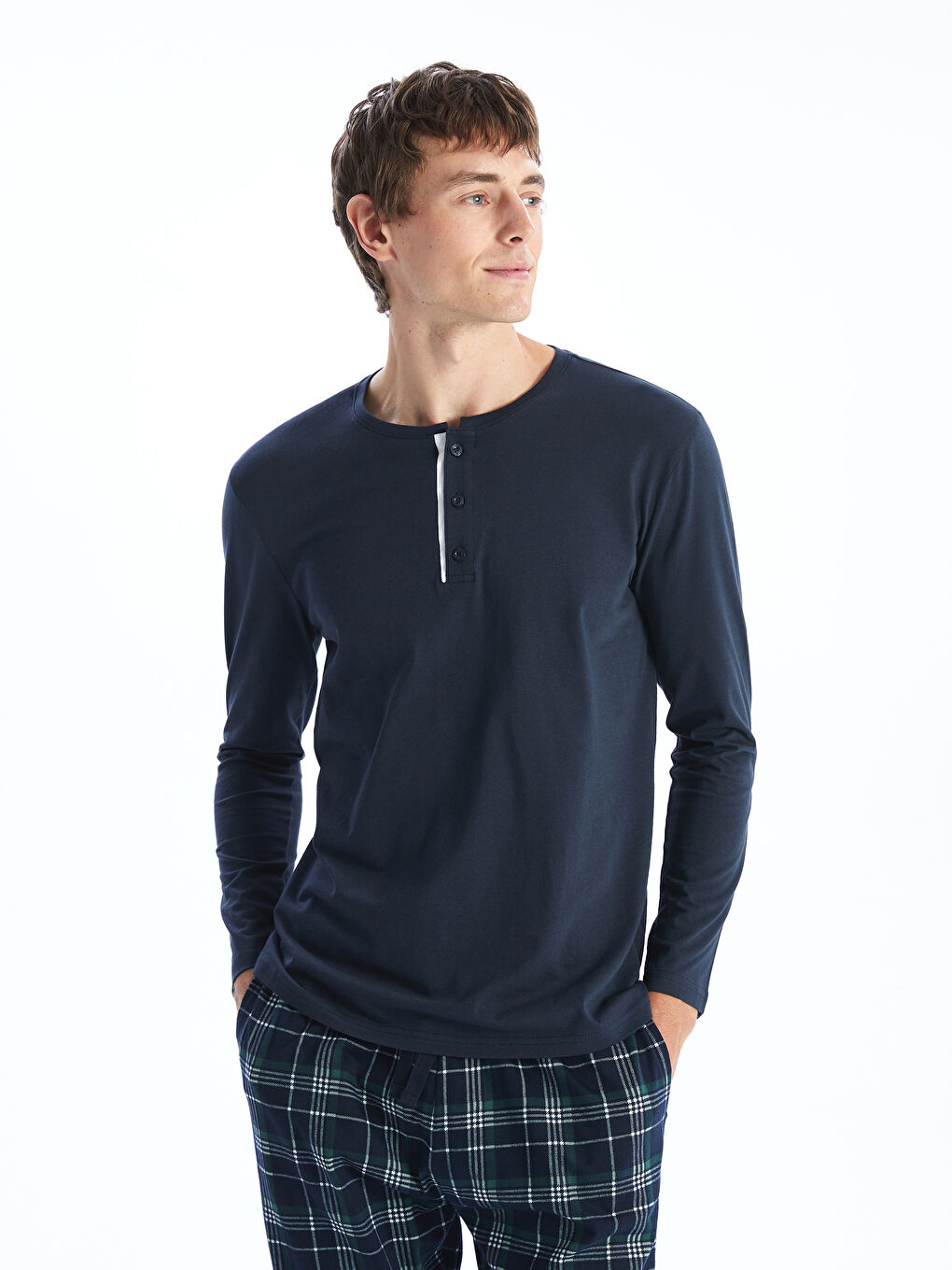 Regular Fit Men's Pyjama Set -S5CR72Z8-LSJ