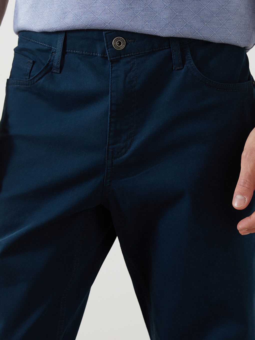 Slim Fit Men's Chino Trousers-2