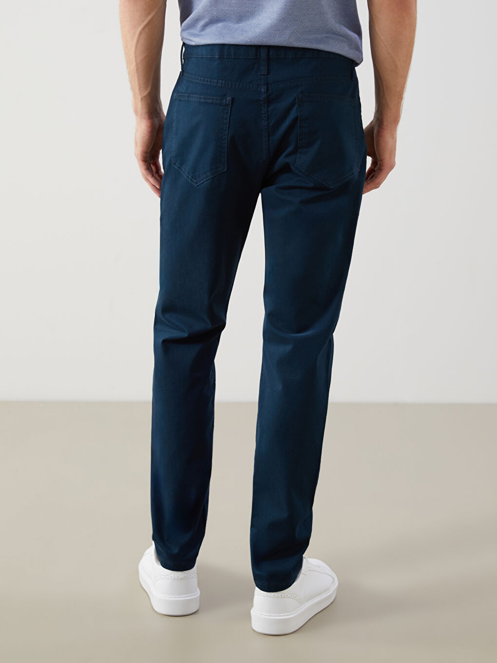 Slim Fit Men's Chino Trousers-3
