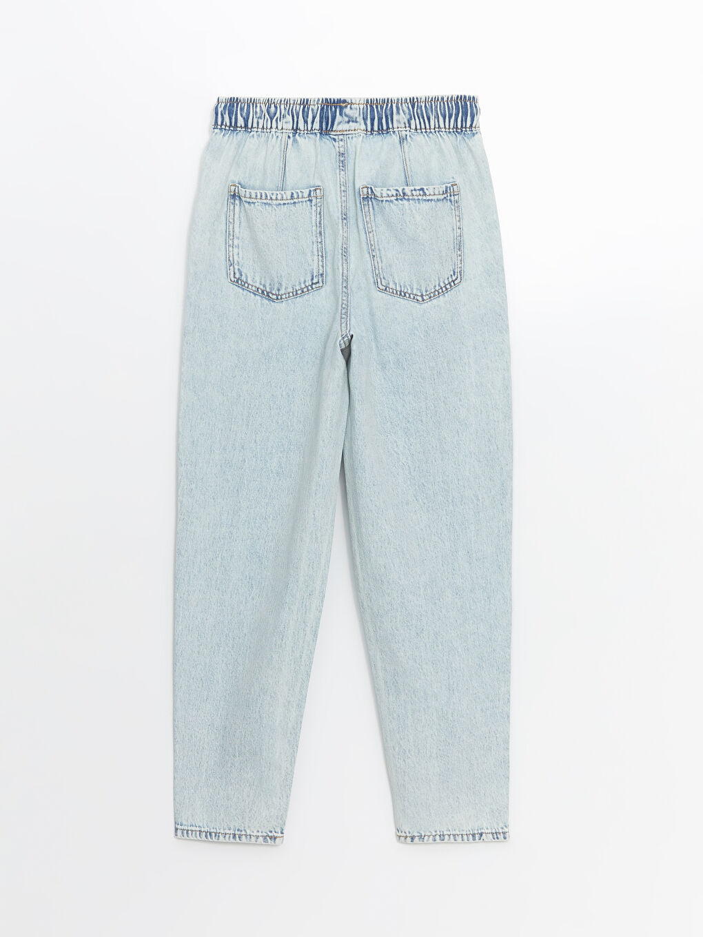 Elasticated Waist Mom Fit Women's Jeans -S5CR93Z8-311