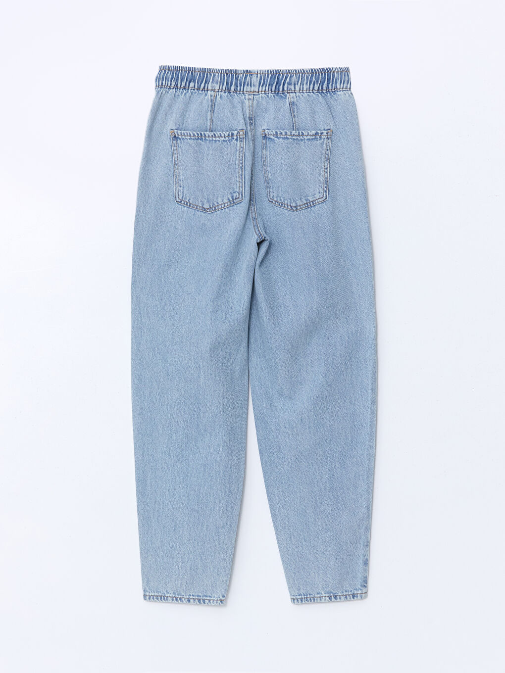 Elasticated Waist Mom Fit Women's Jeans -S5CR93Z8-507