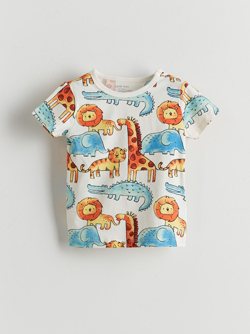 Crew Neck Printed Baby Boy Shorts Pajama Set -S5CS36Z1-LRA