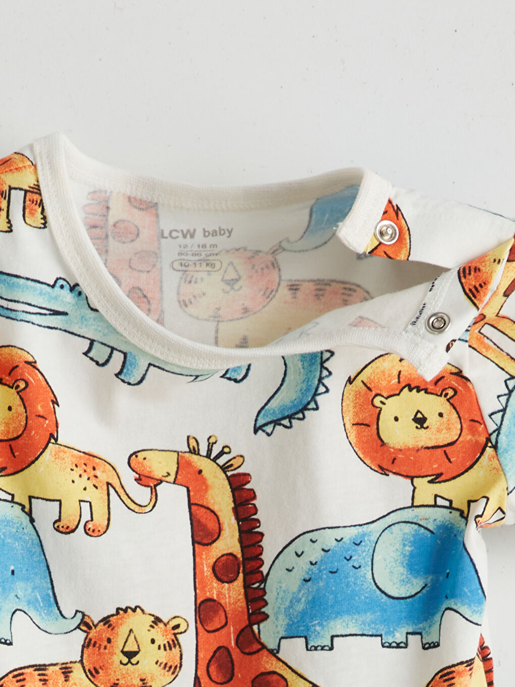 Crew Neck Printed Baby Boy Shorts Pajama Set -S5CS36Z1-LRA