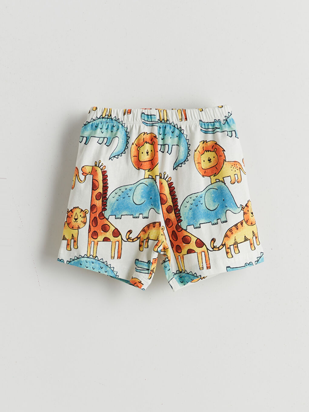 Crew Neck Printed Baby Boy Shorts Pajama Set -S5CS36Z1-LRA