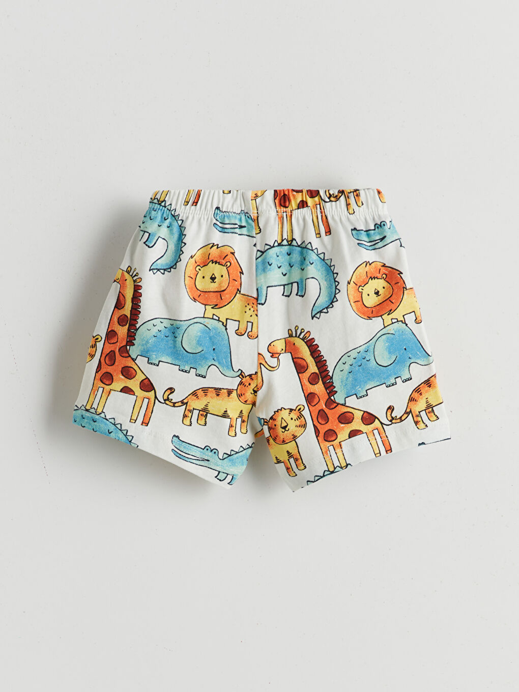 Crew Neck Printed Baby Boy Shorts Pajama Set -S5CS36Z1-LRA