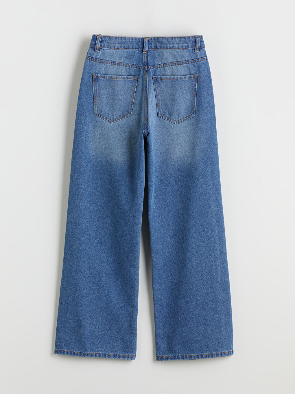 Жіночі широкі джинси-5