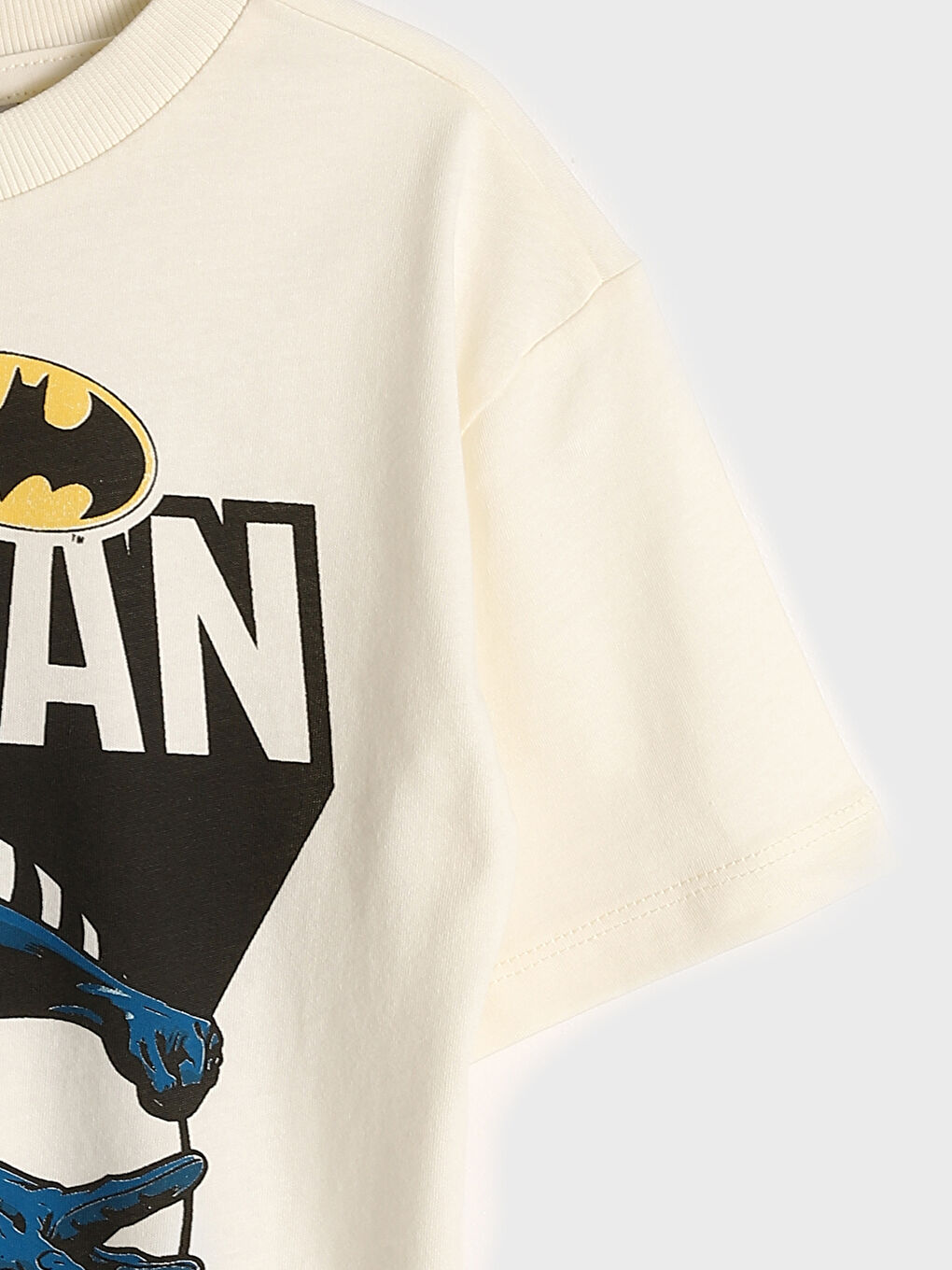 Crew Neck Batman Printed Boys' T-Shirt -S5CS79Z4-FDJ