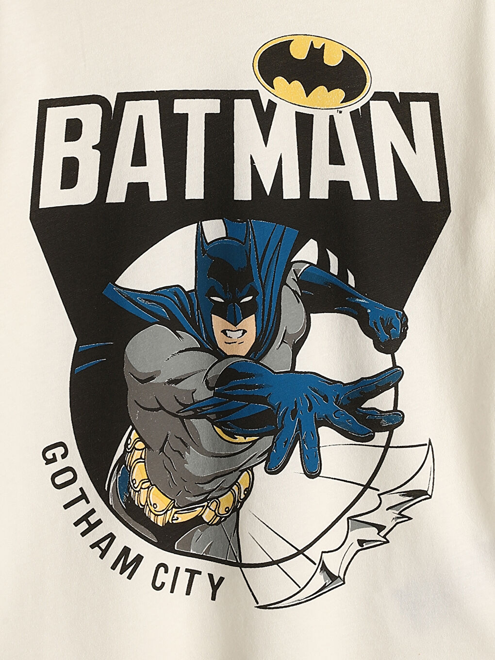 Crew Neck Batman Printed Boys' T-Shirt -S5CS79Z4-FDJ