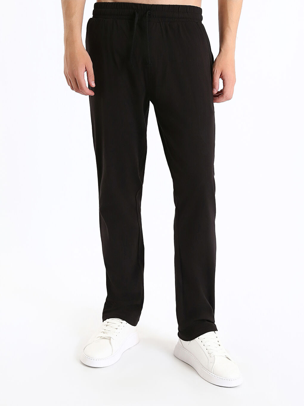 بنطلون رياضي بقصة عادية - للرجال-1