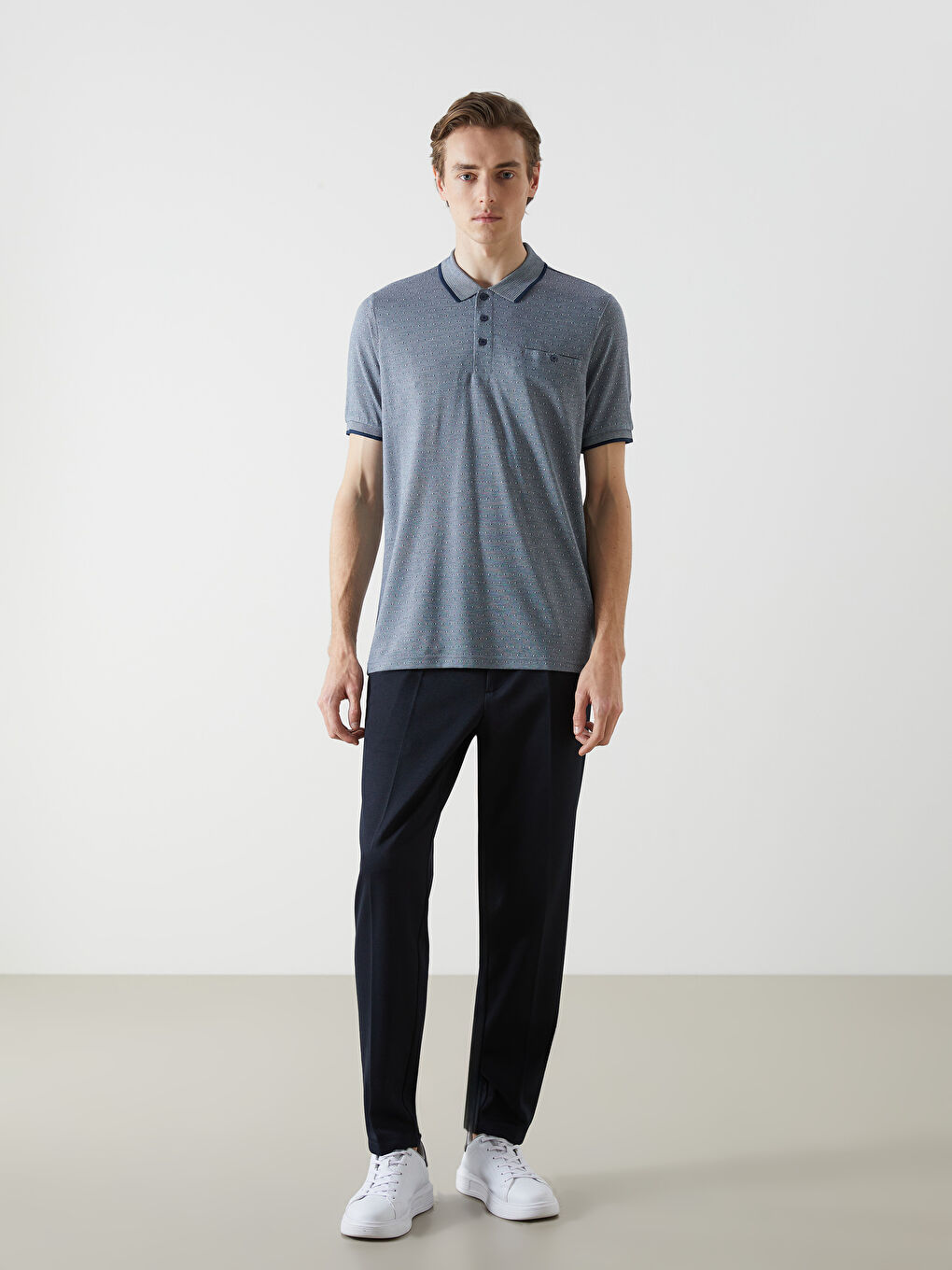 Men's Polo Neck T-Shirt-1