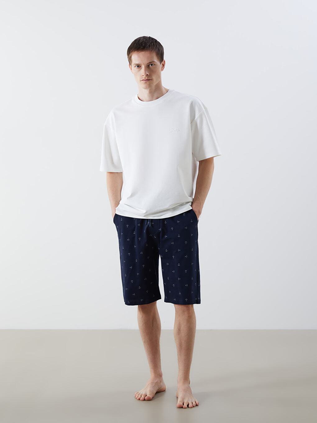 Regular Fit Men's Pyjama Bottoms -S5CT31Z8-LSJ