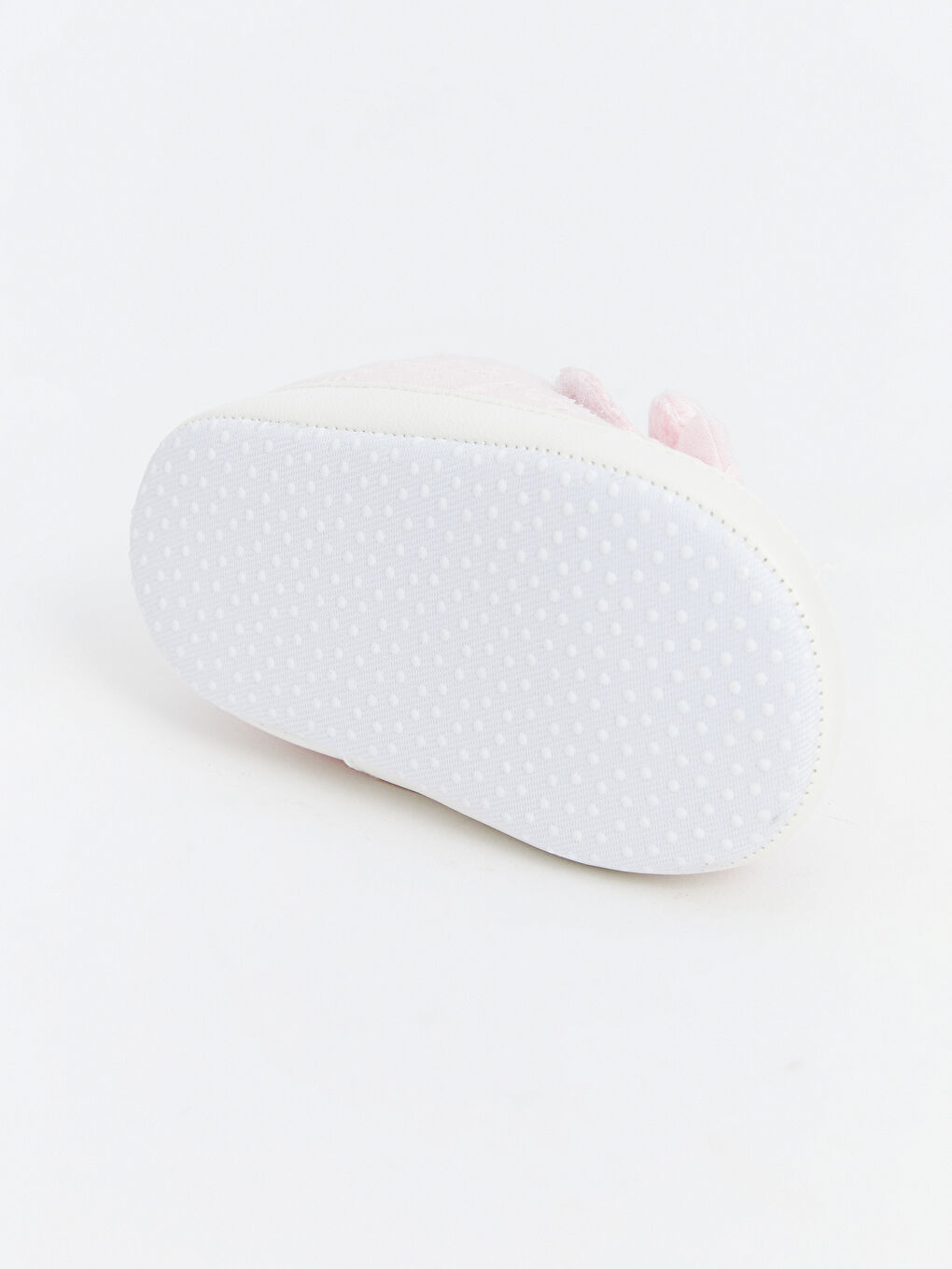 Hook and Loop Bow Detailed Baby Girls' Pre-Walking Home Shoes -S5CT50Z1-DMQ