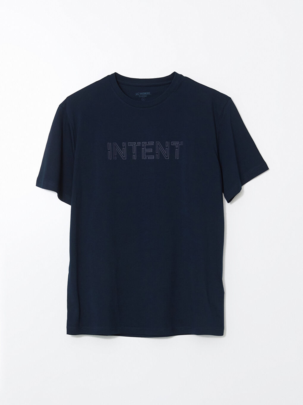 Crew Neck Printed Jersey Men's T-Shirt-4