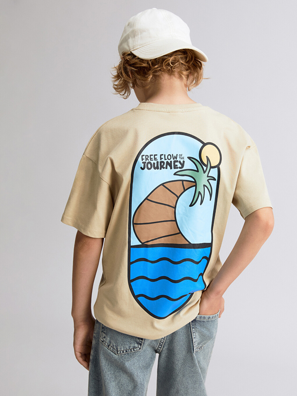 Crew Neck Boys' T-shirt-1